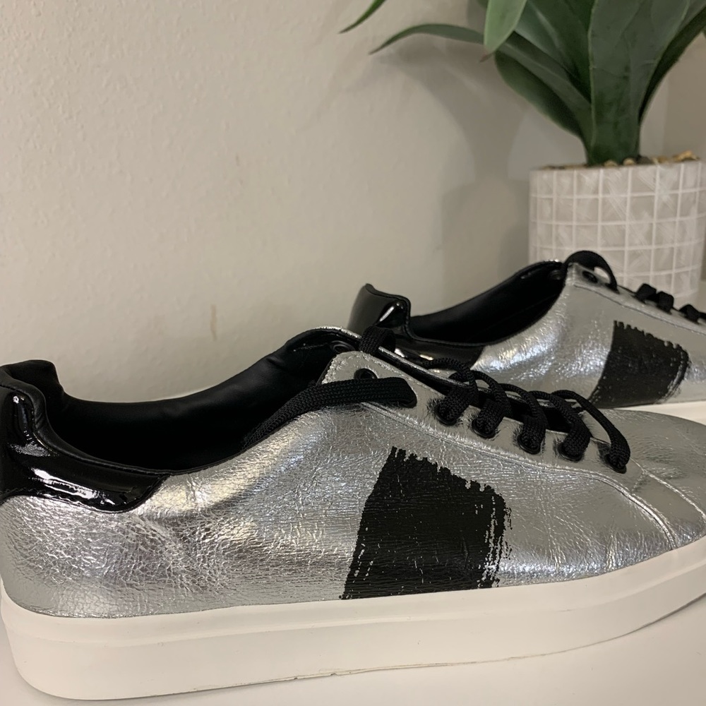 Zara Metallic/Black Sneakers
